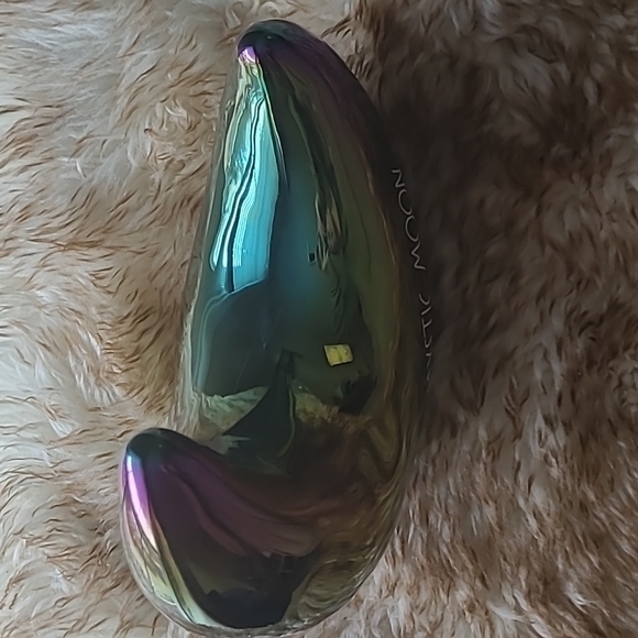 🌙NWT Rae Dunn MYSTIC MOON 8” Iridescent Ceramic Sculpture Figurine LL 2022 - Picture 4 of 7